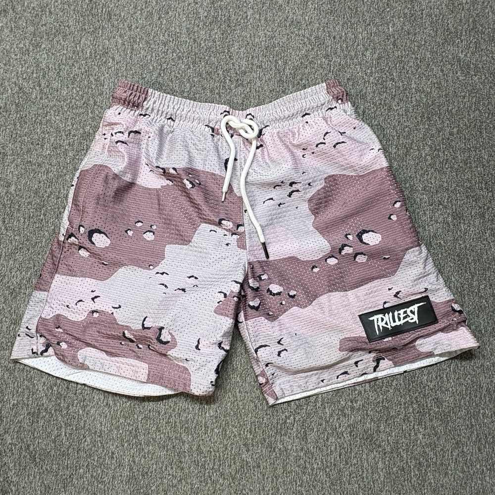 Trillest Lined Basketball Shorts Men's M Camo